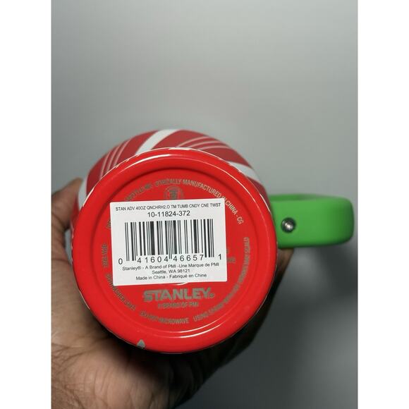 Customized Stanley X Target 2025 Holiday Exclusive CANDY CANE TWIST 40oz BNWT - Picture 10 of 12